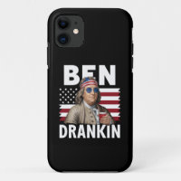 Drapeau vintage amusant du 4 juillet Ben Drankin B