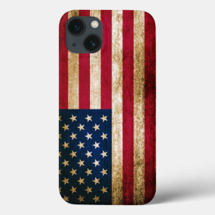Coques Pour iPhone Drapeau vintage USA Americana