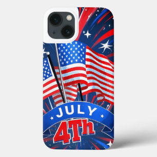 Case-Mate iPhone Case Drapeaux américains 4 juillet