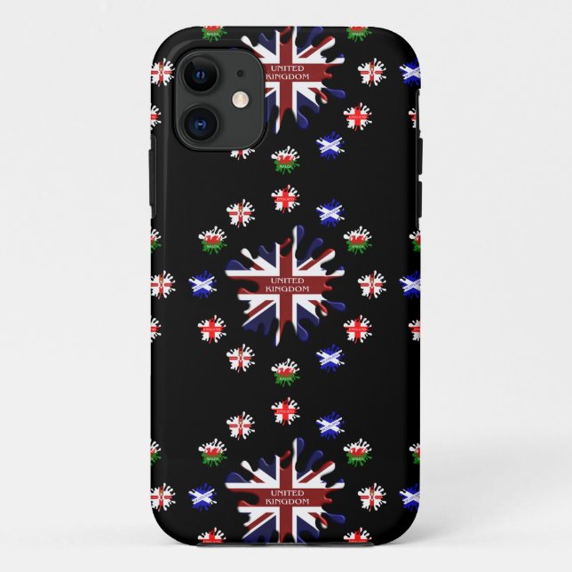 Coques Case-Mate iPhone Drapeaux du Royaume-Uni (Dos)