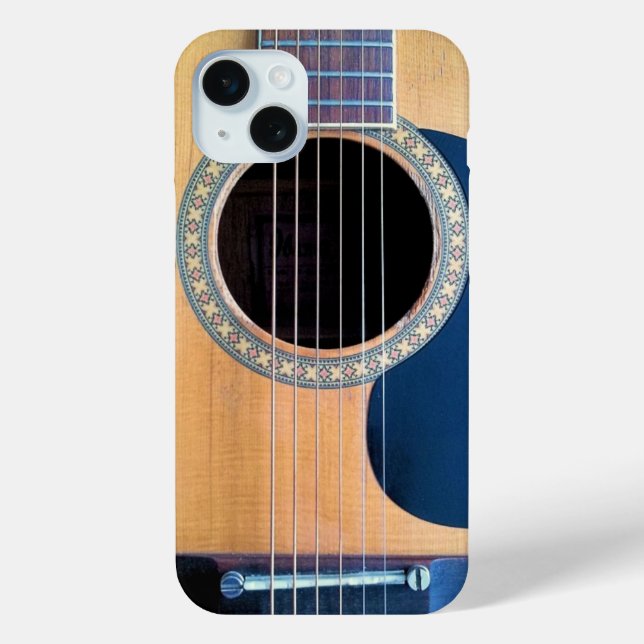 Coques Case-Mate iPhone Dreadnough Guitare acoustique (Verso)