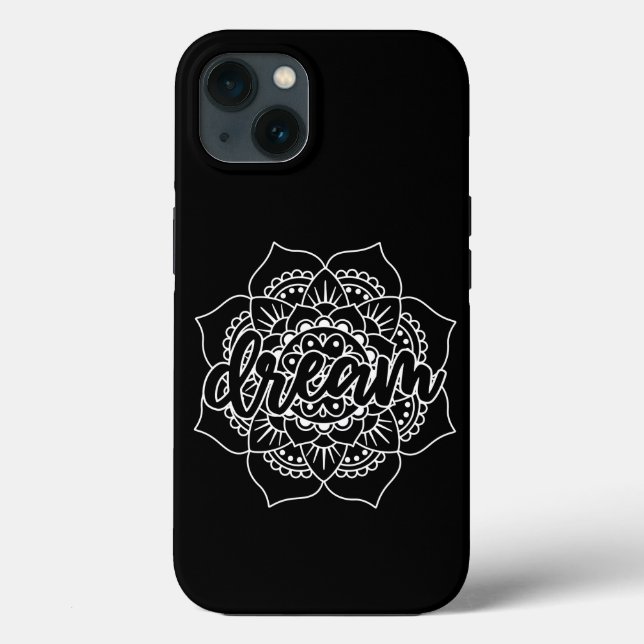 Coques Case-Mate iPhone Dream Mandala en blanc (Verso)