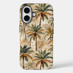Coques iPhone 16 Dreamy Coconut Palm Grove