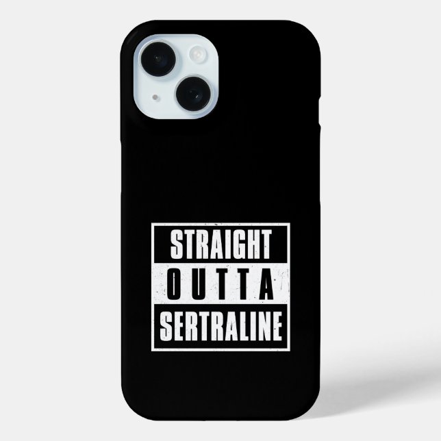 Coques Case-Mate iPhone Droite Outta Sertraline (Verso)