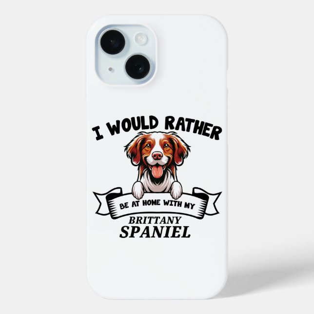 Coques Case-Mate iPhone Drôle Brittany Spaniel Dog (Verso)