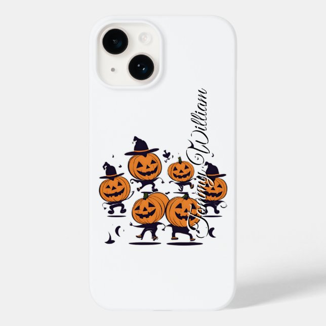Coques Case-Mate iPhone Drôle citrouille Halloween cas de téléphone (Verso)