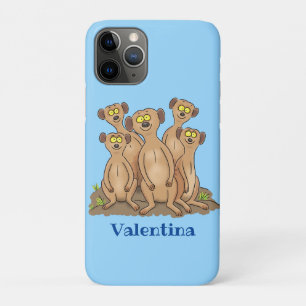 Case-Mate iPhone Case Drôle dessin de la famille meerkat