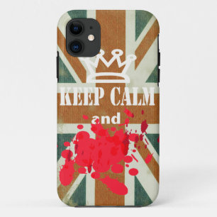Case-Mate iPhone Case Drôle gardez l'iphone calme 5 couvertures