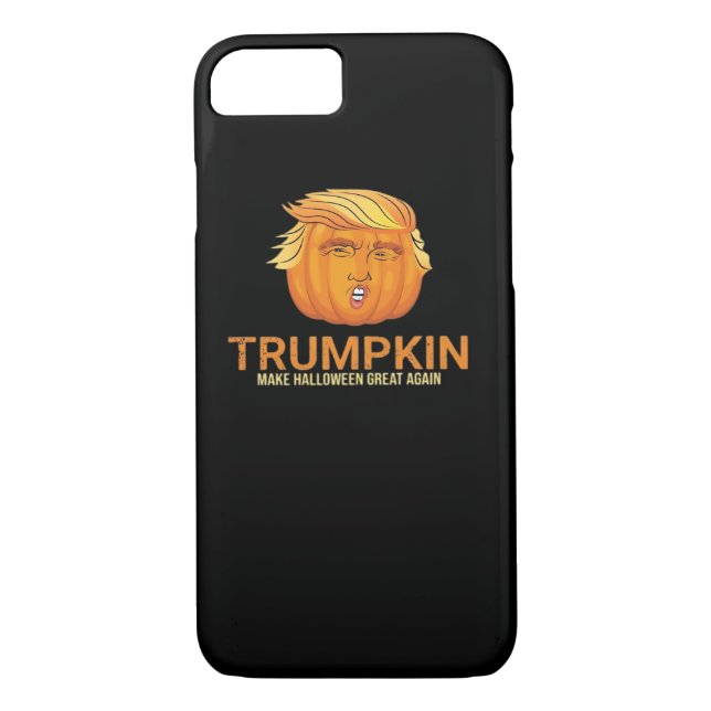 Coques Case-Mate iPhone Drôle Halloween Trumpkin - Automne Faire Halloween (Dos)