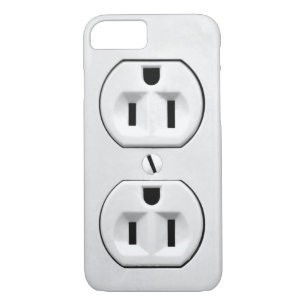 Coques Pour iPhone Drôle Humour Joke Electrical Outlet Custom
