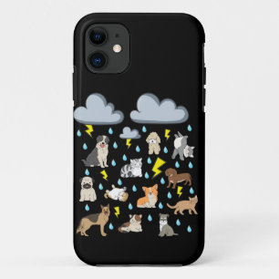 Case-Mate iPhone Case Drôle Idiome Anglais Il Pleut des Chats et des Chi