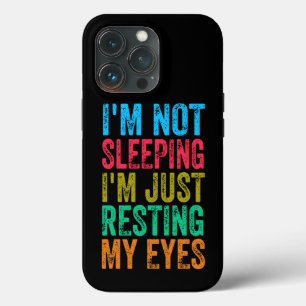 Case-Mate iPhone Case drôle je ne dors pas, je me repose juste les yeux