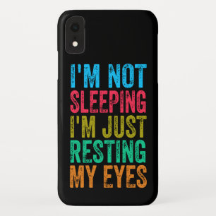 Case-Mate iPhone Case drôle, je ne dors pas, je repose juste mes yeux