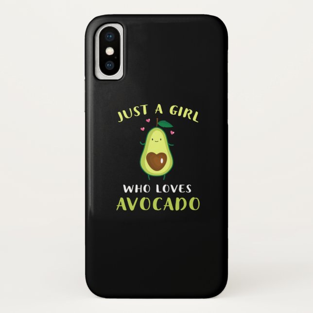 Coques Case-Mate iPhone Drôle Juste Une Fille Qui Aime L'Avocado (Dos)