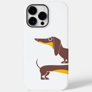 Coque Pour Pour iPhone 14 Pro Max Drôle mignon dachshund pour parent chien long
