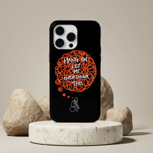 Coque iPhone 15 Pro Max Drôle Mignonne Accrochez-Moi Laissez-Moi Surpenser