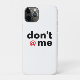 Case-Mate iPhone Case Drôle moderne dire ne me @ pas Noir Rouge