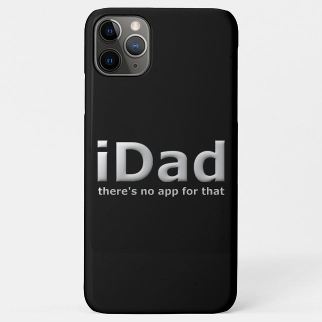 Coques Case-Mate iPhone Drôle Papa Phone App Plaisanter sur Black (Dos)