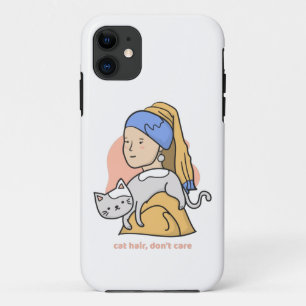 Case-Mate iPhone Case Drôle poils de chat ne se soucient pas fille avec