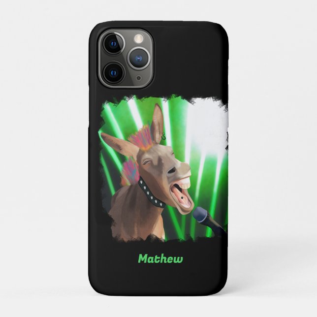 Coques Case-Mate iPhone Drôle Rockstar Donkey (Dos)
