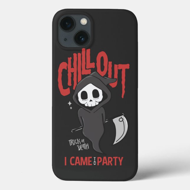Coques Case-Mate iPhone Drôle Sarcastique Grim Reaper Halloween Party (Verso)