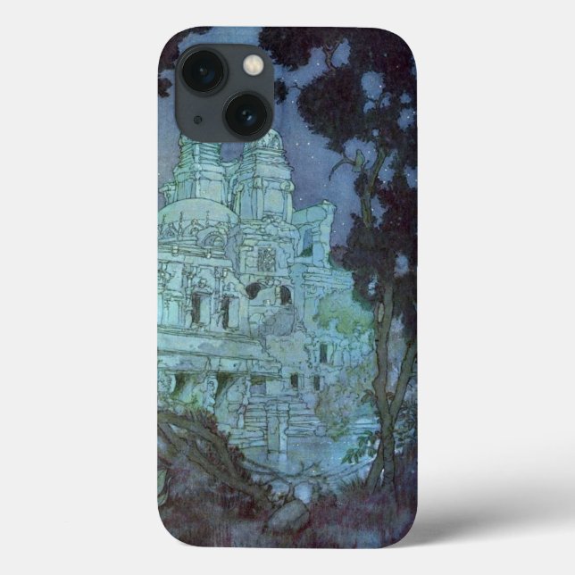 Coques Case-Mate iPhone Dulac illustration Palais arabe au clair de lune (Verso)