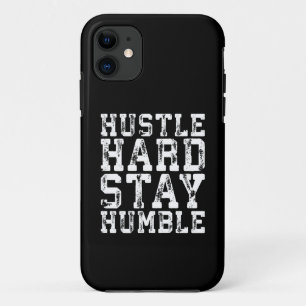 Coques Pour iPhone Dur, Restez Humble - Mots Inspirants