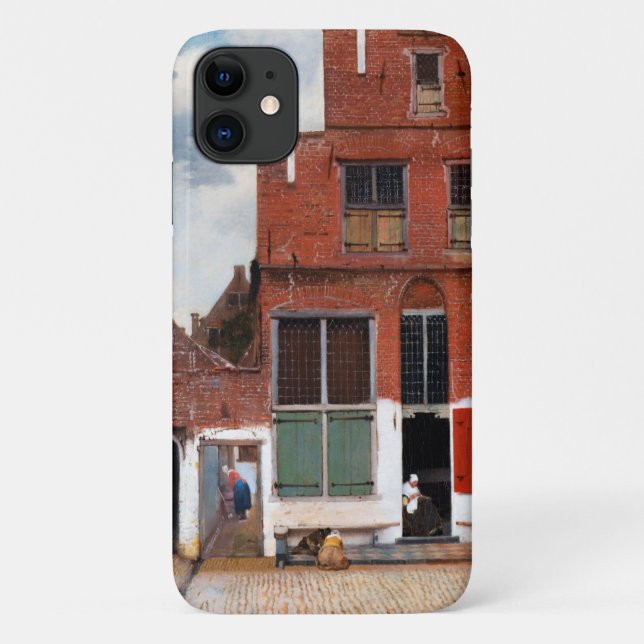 Coques Case-Mate iPhone Dutch Alley, Johannes Vermeer (Dos)