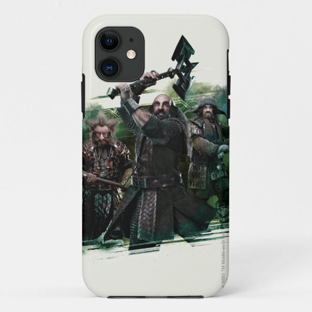 Coques Case-Mate iPhone Dwalin, Nori et Bofur Graphic (Dos)