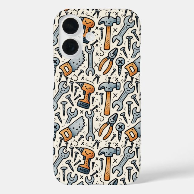 Coques Case-Mate iPhone DYI Tool Collection Doodle Art (Verso)