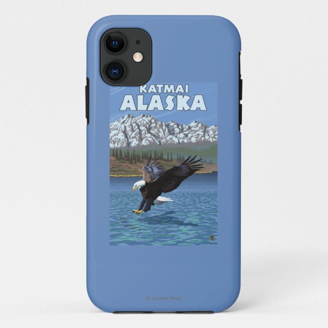 Coques Case-Mate iPhone Eagle chauve plongeant - Katmai, Alaska (Dos)