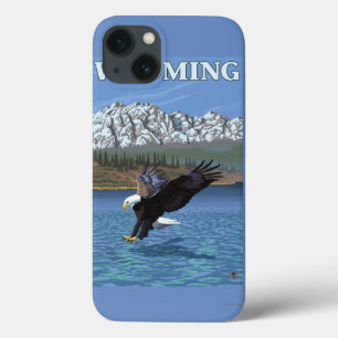 iPhone 13 Coque Eagle chauve plongeant - le Wyoming
