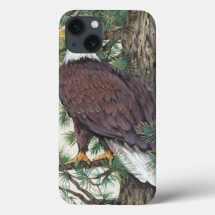 iPhone 13 Coque Eagle chauve sur la branche