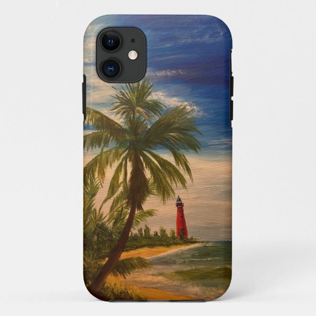 Coques Case-Mate iPhone East Coast Beach and Lighthouse, par Gary Poling (Dos)