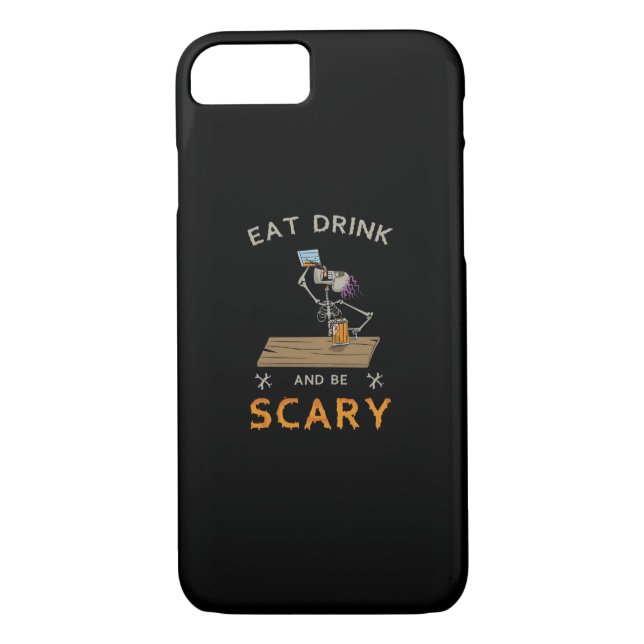 Coques Case-Mate iPhone Eat Drink And Be Scary Aesthetic Graphic (Dos)
