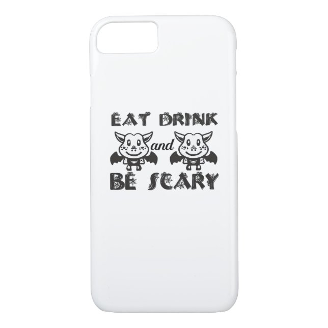 Coques Case-Mate iPhone Eat Drink And Be Scary Aesthetic Unique (Dos)