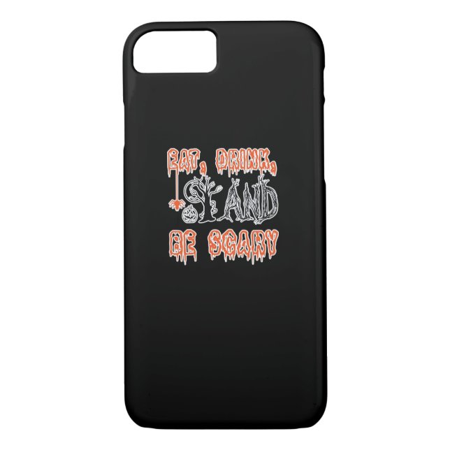 Coques Case-Mate iPhone Eat Drink And Be Scary Classic Creative Casual (Dos)