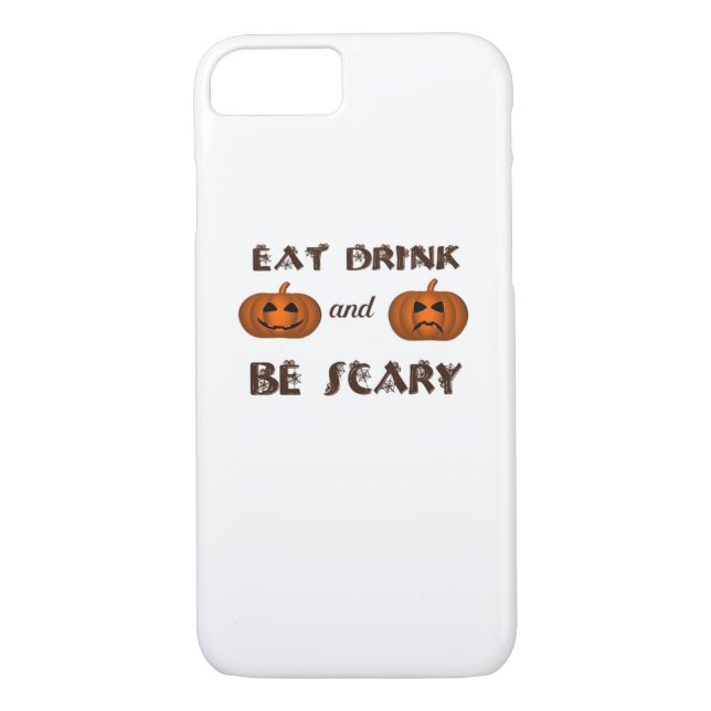 Coques Case-Mate iPhone Eat Drink And Be Scary Classic Graphic (Dos)