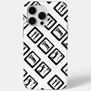Coque iPhone 15 Pro Max Eat Sleep Golf