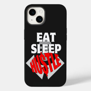 Coque Pour iPhone 14 Eat Sleep Hustle.b