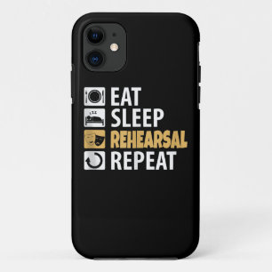 Case-Mate iPhone Case Eat Sleep Rehearsal