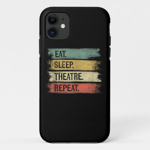 Case-Mate iPhone Case Eat Sleep Theatre Repeat Theater Tech Toxits