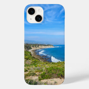 Coque Pour iPhone 14 Eau bleue de l'océan le long de la côte à Poine Du
