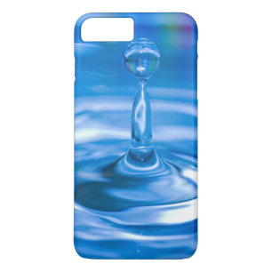 Coque Case-Mate Pour iPhone eau bleue ondulée avec gouttelette