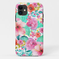 Eau coloréeCouleur Collage Floral