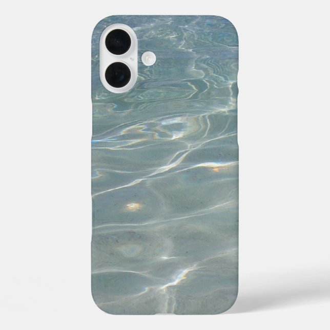 Coques Case-Mate iPhone Eau des Caraïbes Bleu Abstrait Nature (Verso)