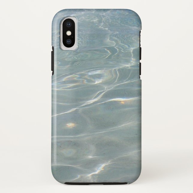 Coques Case-Mate iPhone Eau des Caraïbes Bleu Abstrait Nature (Dos)