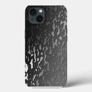 Case-Mate iPhone Case Eau goutte sur métal brossé foncé