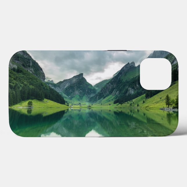 Coques Case-Mate iPhone Eau | Lac Alpes suisses (Verso (horizontal))