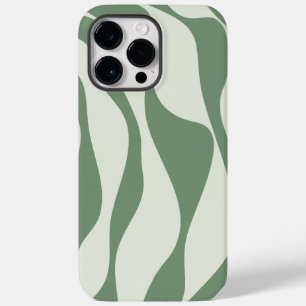 Coque Pour Pour iPhone 14 Pro Max Ebb et flux 4 en vert